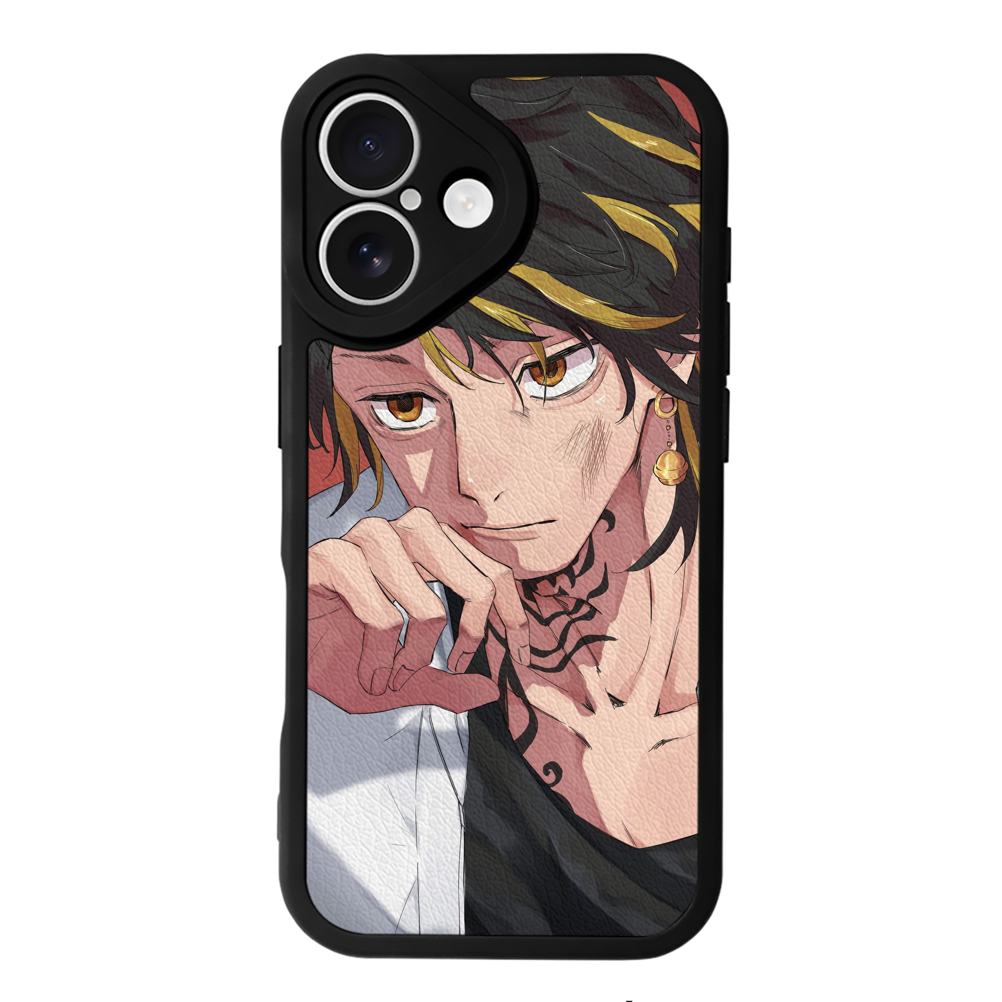 （画像用） 東京リベンジャーズ Tokyo Revengers 【iPhone 16シリーズ対応】シリコンスマホケース（レザー調） 材質：シリコン